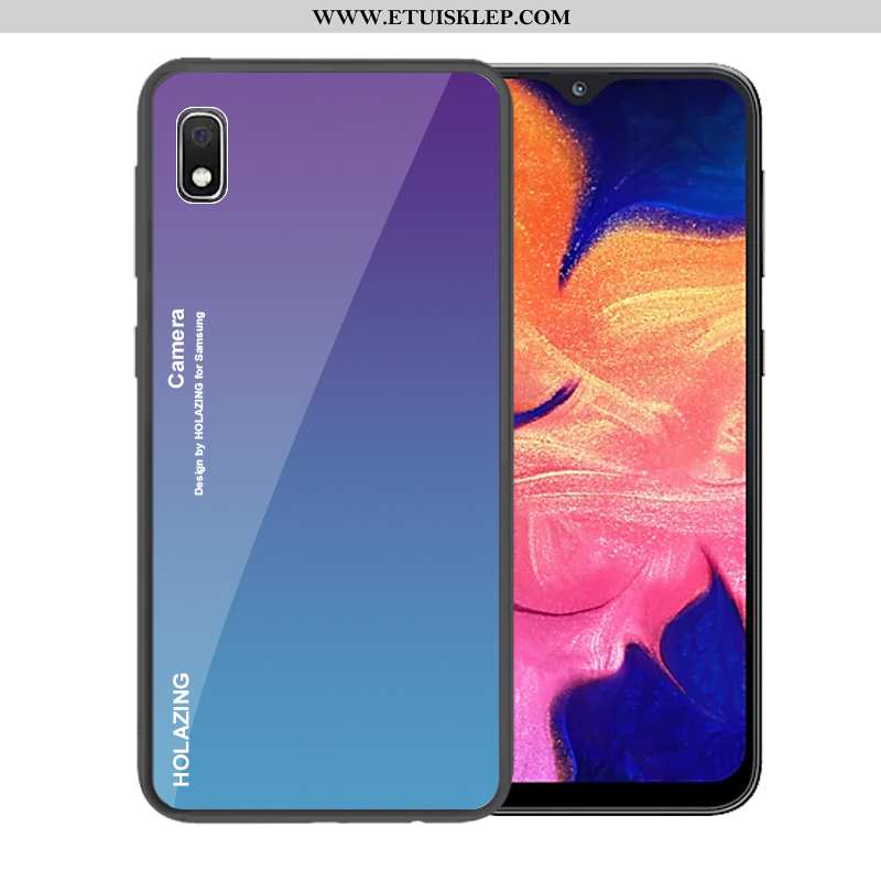 Obudowa Samsung Galaxy A10 Ochraniacz Etui Ciemno Niebieski Telefon Komórkowy Futerał Gradient Trend