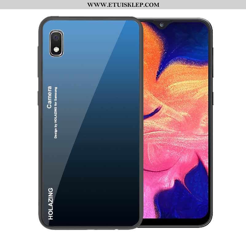 Obudowa Samsung Galaxy A10 Ochraniacz Etui Ciemno Niebieski Telefon Komórkowy Futerał Gradient Trend