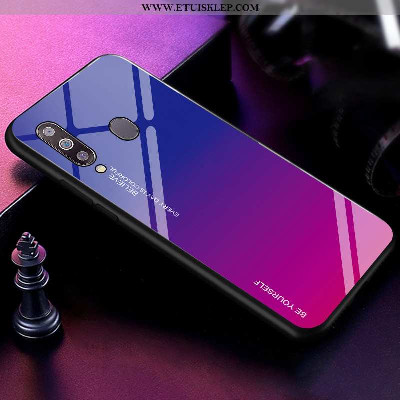 Obudowa Samsung Galaxy A40s Szkło Etui Trendy Kolor Gradientu Ochraniacz Zakochani All Inclusive Spr