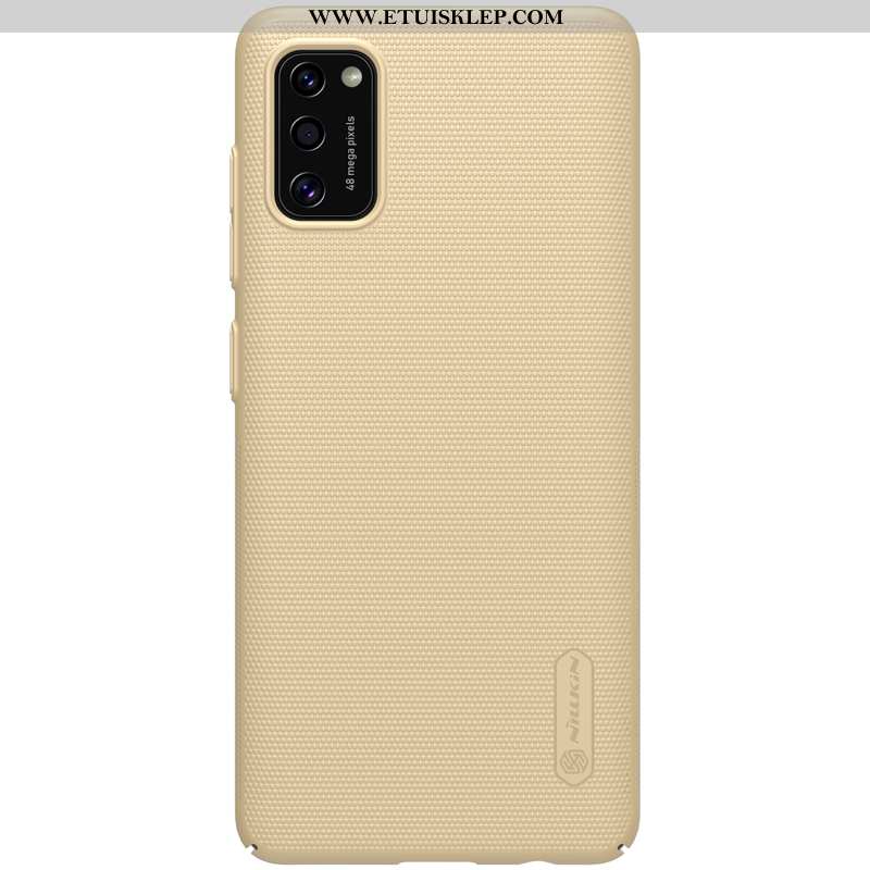 Obudowa Samsung Galaxy A41 Cienkie Nubuku Lekkie Gwiazda Anti-fall Etui Niebieski Tanie