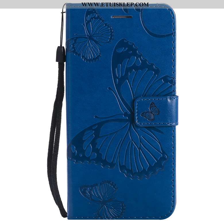 Obudowa Samsung Galaxy A70s Ochraniacz Futerał Telefon Komórkowy Kwiaty Motyla Pokrowce Pomarańczowy