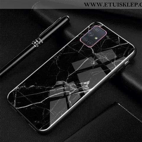 Obudowa Samsung Galaxy A71 Szkło Kreskówka Etui Ochraniacz Kreatywne Telefon Komórkowy Czarny Sklep