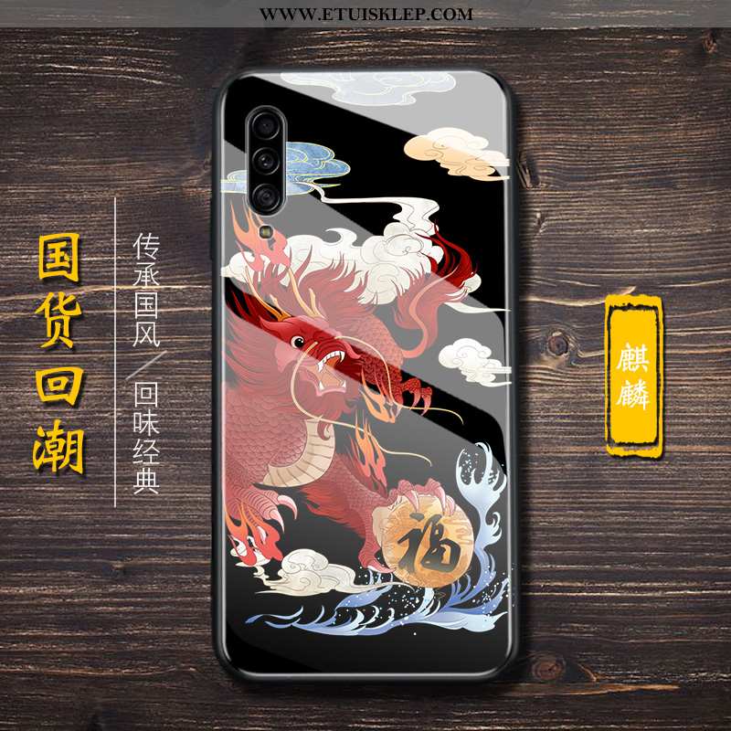 Obudowa Samsung Galaxy A90 5g Ochraniacz Anti-fall Chiński Styl Telefon Komórkowy Czarny Etui Trendy