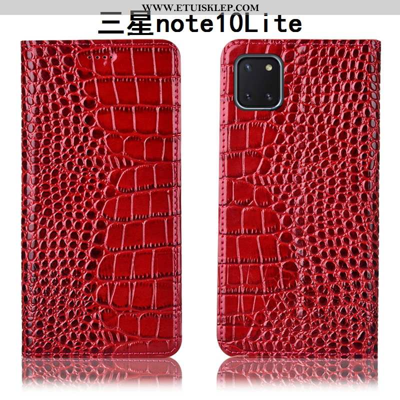 Obudowa Samsung Galaxy Note 10 Lite Ochraniacz Gwiazda Czerwony Krokodyl Anti-fall Etui Telefon Komó