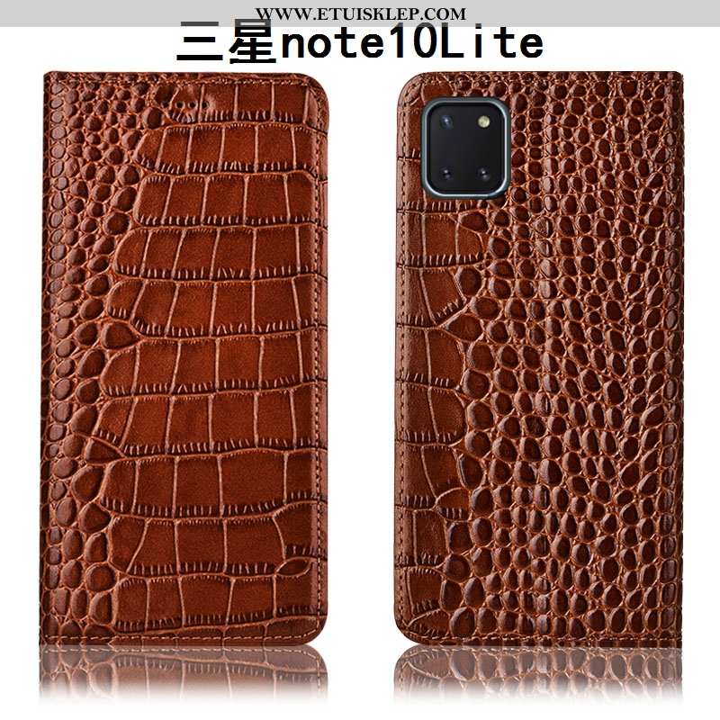 Obudowa Samsung Galaxy Note 10 Lite Ochraniacz Gwiazda Czerwony Krokodyl Anti-fall Etui Telefon Komó