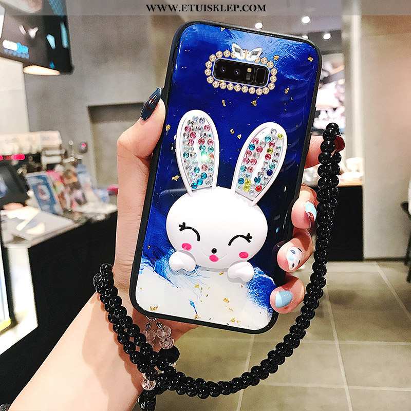 Obudowa Samsung Galaxy Note 8 Kreskówka Anti-fall Wspornik Bunny Ochraniacz Czerwony Netto Kreatywne