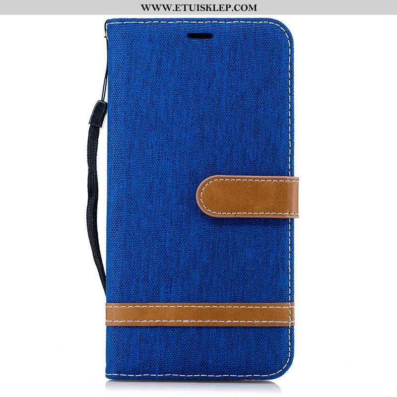 Obudowa Samsung Galaxy Note 9 Ochraniacz Czerwony Portfel Telefon Komórkowy All Inclusive Etui Denim