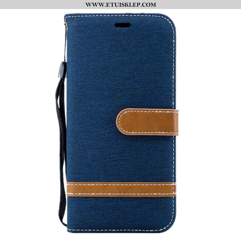 Obudowa Samsung Galaxy Note 9 Ochraniacz Czerwony Portfel Telefon Komórkowy All Inclusive Etui Denim