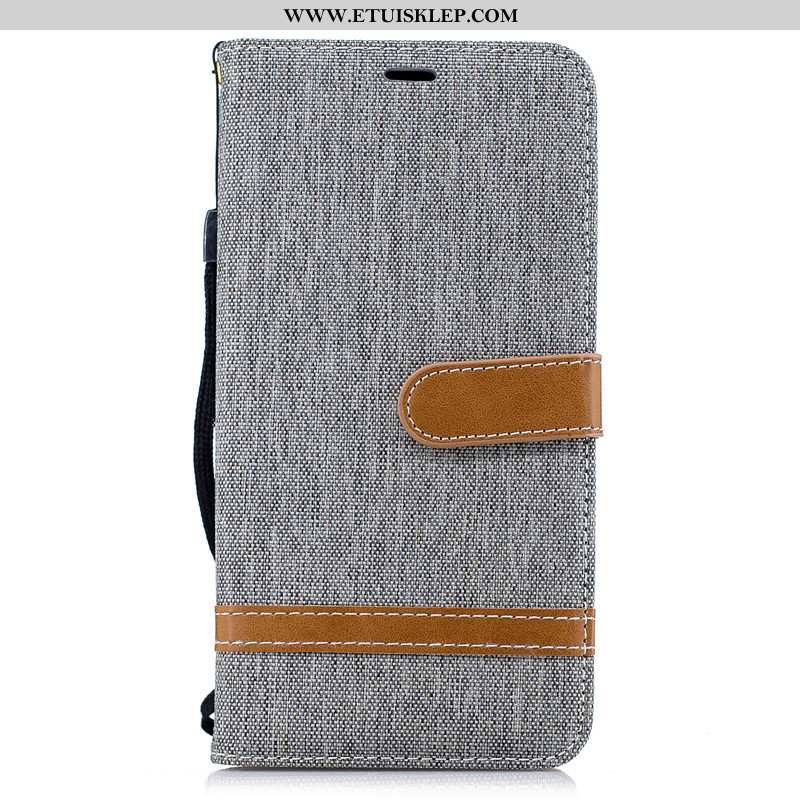 Obudowa Samsung Galaxy Note 9 Ochraniacz Czerwony Portfel Telefon Komórkowy All Inclusive Etui Denim