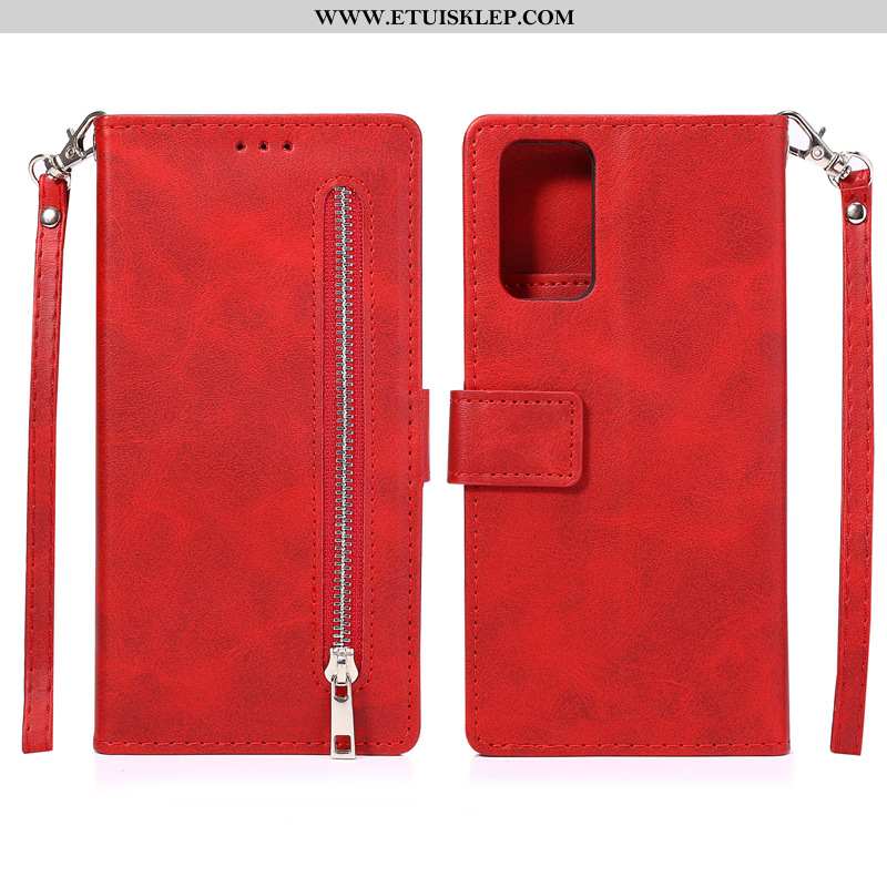Obudowa Samsung Galaxy Note20 Ultra Skórzane Etui Czerwony Gwiazda Telefon Komórkowy Sprzedam