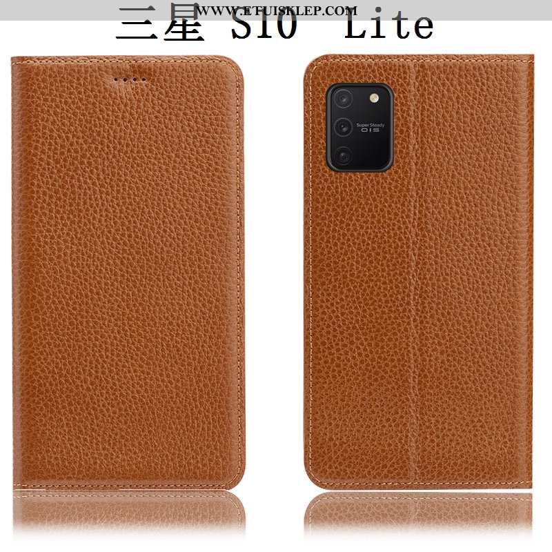 Obudowa Samsung Galaxy S10 Lite Ochraniacz Telefon Komórkowy Futerał Etui Pokrowce Litchi Gwiazda Sk