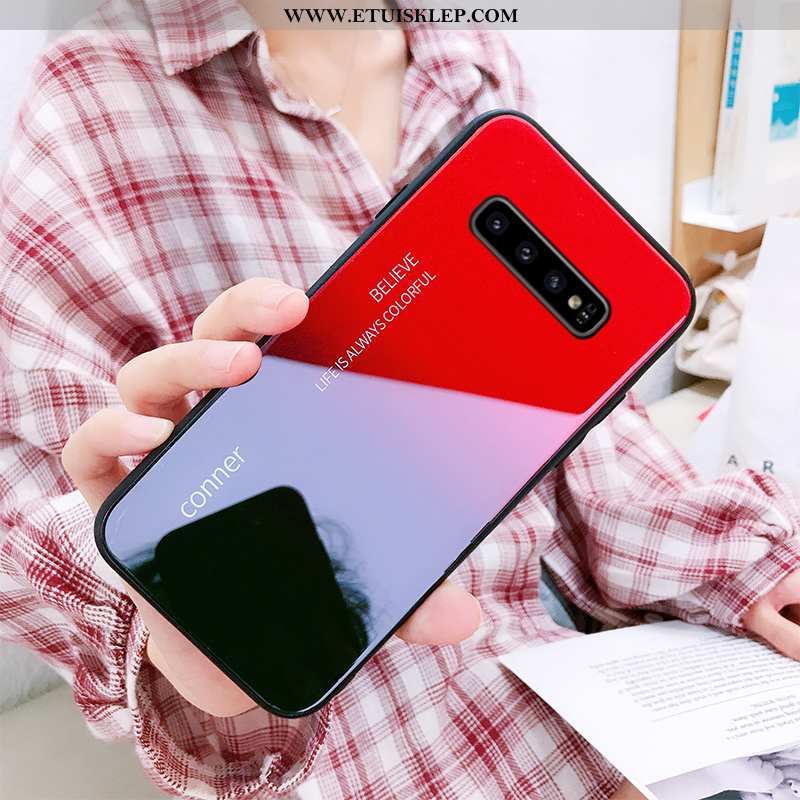 Obudowa Samsung Galaxy S10+ Silikonowe Moda Osobowość Czerwony Futerał Biznes All Inclusive Kupię