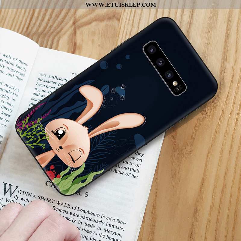 Obudowa Samsung Galaxy S10 Trendy Etui Obrzeża Futerał Piękny Ciemno Niebieski Zwierzę Kupię