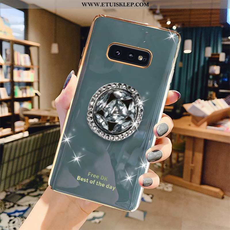 Obudowa Samsung Galaxy S10e Luksusowy Moda Zielony Telefon Komórkowy Czerwony Netto Bydło Poszycie T