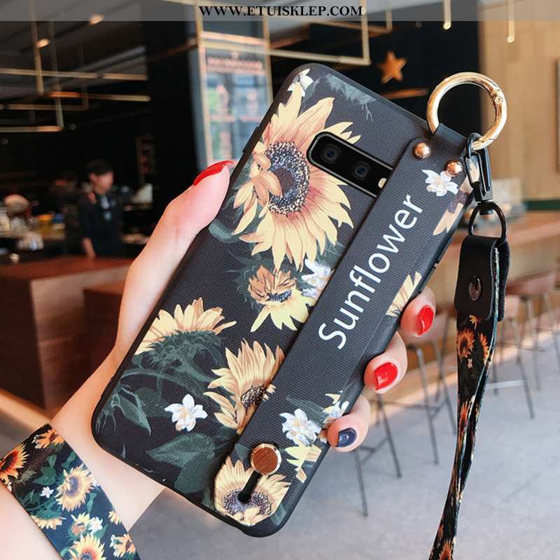 Obudowa Samsung Galaxy S10e Trendy Silikonowe Anti-fall Etui Czarny Futerał Ochraniacz Dyskont