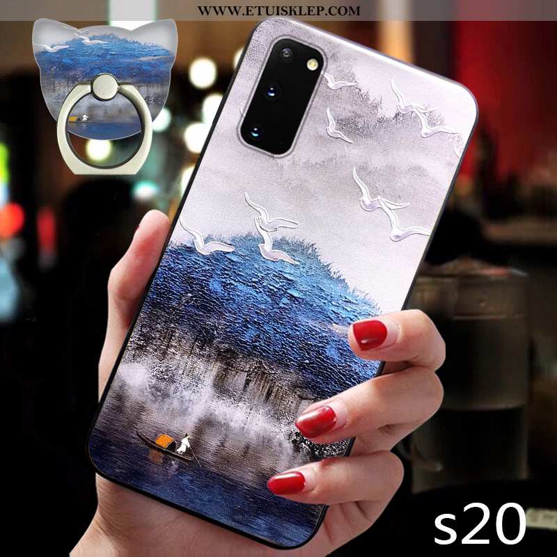 Obudowa Samsung Galaxy S20 Miękki Relief Vintage Anti-fall Gwiazda Wiatr Chiński Styl Sklep