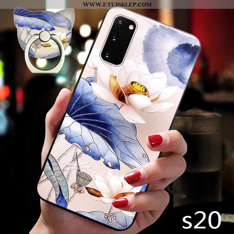 Obudowa Samsung Galaxy S20 Miękki Relief Vintage Anti-fall Gwiazda Wiatr Chiński Styl Sklep