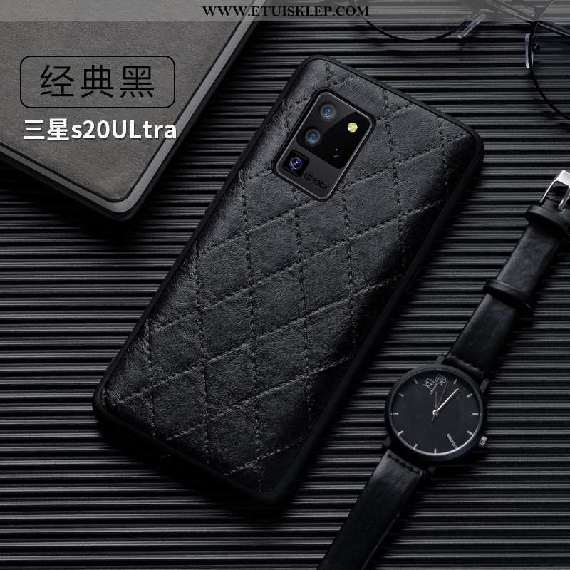 Obudowa Samsung Galaxy S20 Ultra Trendy Wysoki Koniec Skórzane Etui Telefon Komórkowy Anti-fall Cien