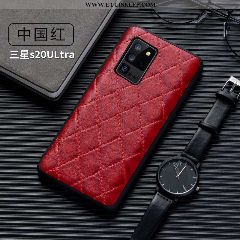 Obudowa Samsung Galaxy S20 Ultra Trendy Wysoki Koniec Skórzane Etui Telefon Komórkowy Anti-fall Cien