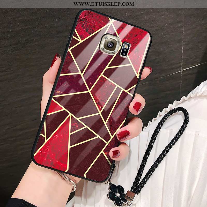 Obudowa Samsung Galaxy S6 Cienkie Zielony Etui Anti-fall Moda Gwiazda Duży Oferta