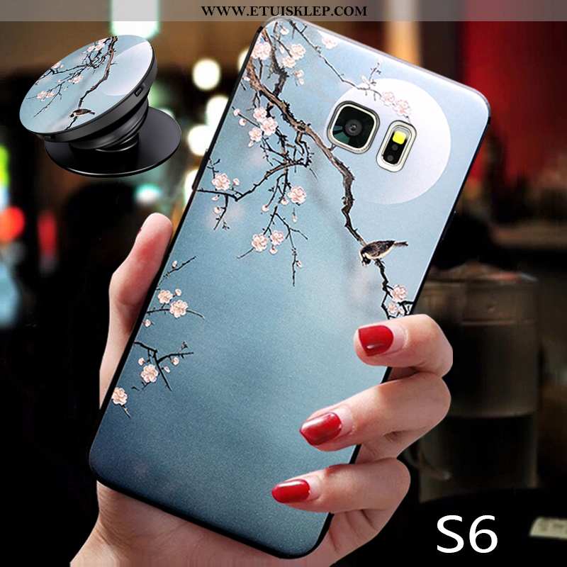 Obudowa Samsung Galaxy S6 Ochraniacz Silikonowe Super Trendy Wisząca Szyja Miękki Etui Tanie