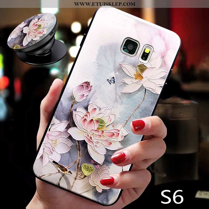 Obudowa Samsung Galaxy S6 Ochraniacz Silikonowe Super Trendy Wisząca Szyja Miękki Etui Tanie