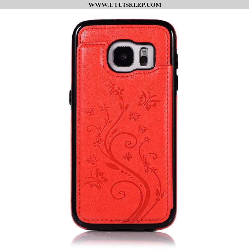 Obudowa Samsung Galaxy S7 Portfel Wspornik Różowe Futerał Anti-fall Telefon Komórkowy Etui Tanie