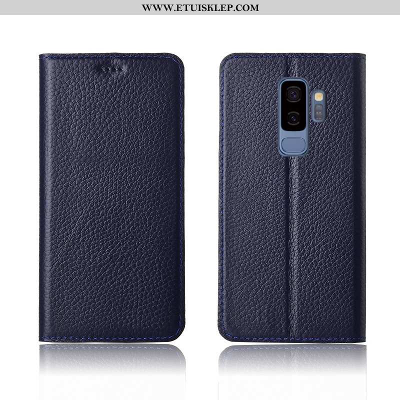 Obudowa Samsung Galaxy S9+ Skórzane Etui Litchi Gwiazda Khaki Futerał Miękki Sprzedam