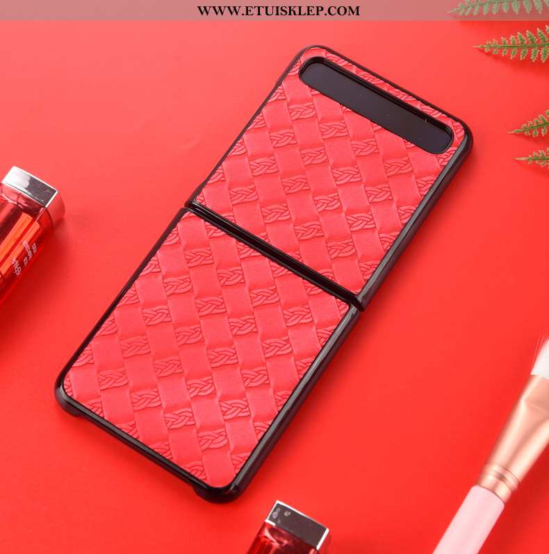 Obudowa Samsung Z Flip Ochraniacz Uniform Gwiazda Futerał Czerwony Telefon Komórkowy Tanie