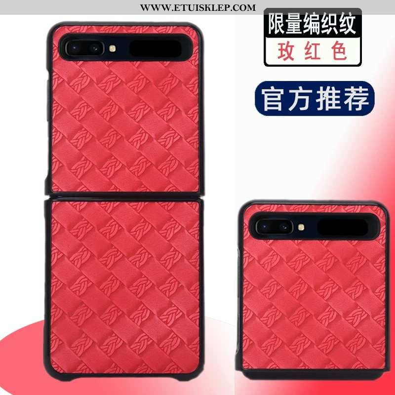 Obudowa Samsung Z Flip Ochraniacz Uniform Gwiazda Futerał Czerwony Telefon Komórkowy Tanie