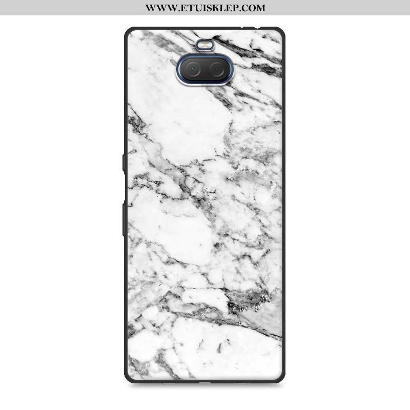 Obudowa Sony Xperia 10 Plus Osobowość Telefon Komórkowy Szary Ochraniacz Drewniany Anti-fall Trendy 