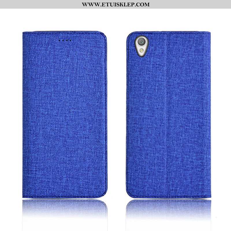 Obudowa Sony Xperia L1 Bawełna I Len Telefon Komórkowy Anti-fall Etui All Inclusive Klapa Ochraniacz