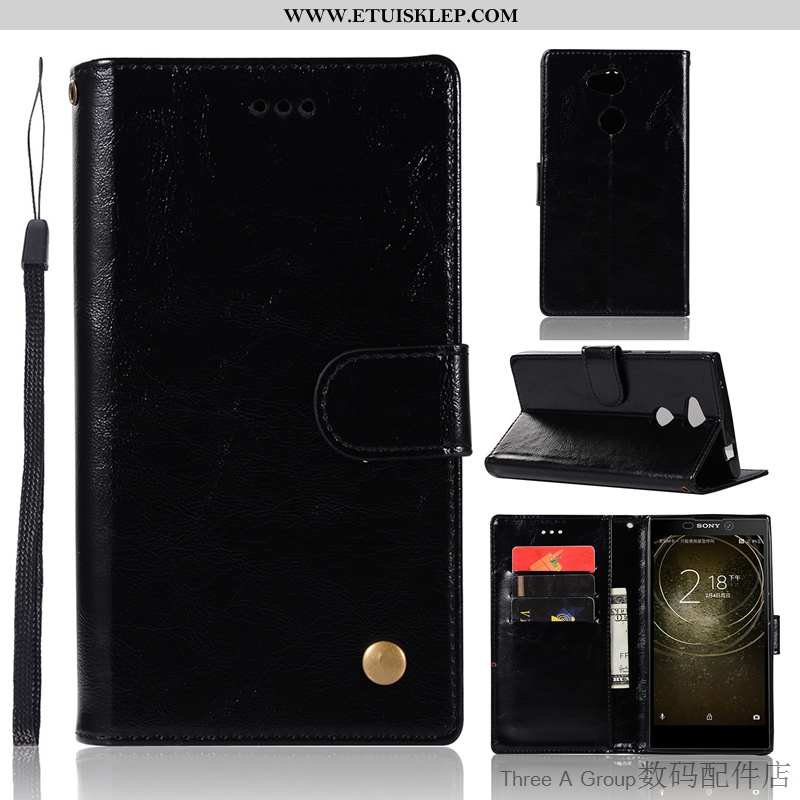 Obudowa Sony Xperia Xa2 Ochraniacz Telefon Komórkowy Biznes Szary Futerał Vintage Etui Oferta