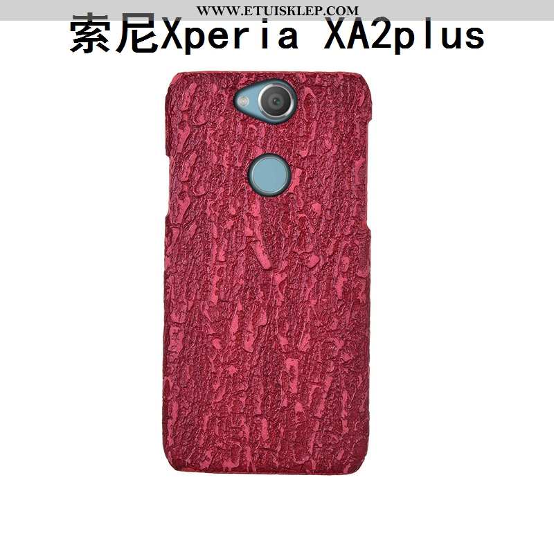 Obudowa Sony Xperia Xa2 Plus Kreatywne Tylna Pokrywa Skóra Telefon Komórkowy Drzewa Szary Dostosowan