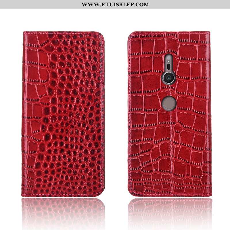 Obudowa Sony Xperia Xz2 Silikonowe Klapa Futerał Miękki All Inclusive Niebieski Prawdziwa Skóra Tani