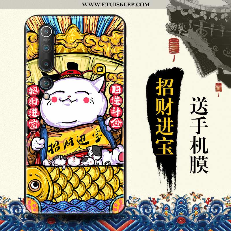 Obudowa Xiaomi Mi 10 Relief Osobowość Etui Kreatywne Telefon Komórkowy Chiński Styl Ochraniacz Dysko