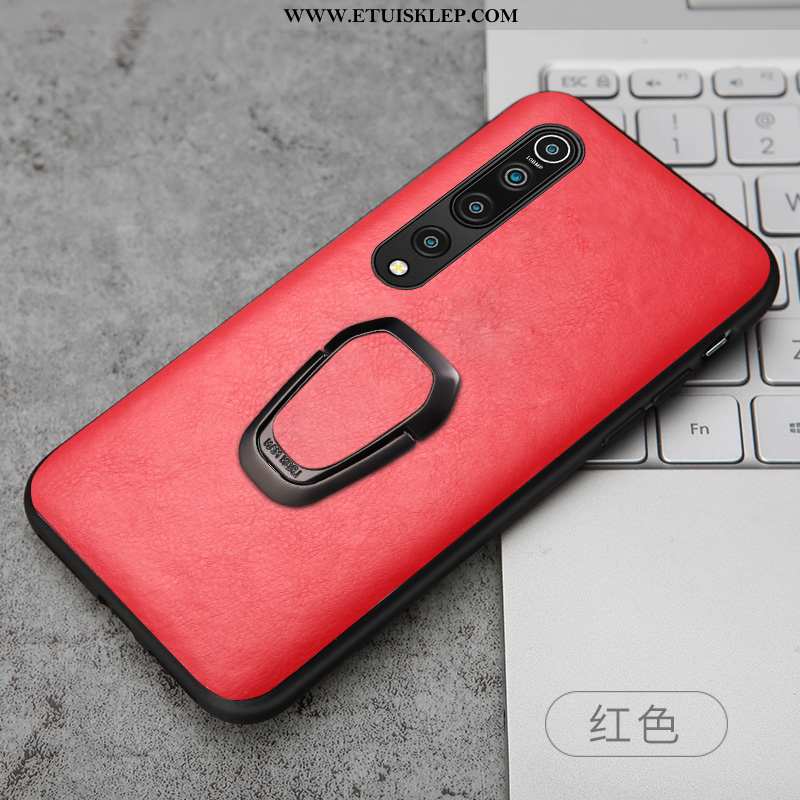 Obudowa Xiaomi Mi 10 Skóra Kreatywne Cienkie Etui Czerwony Magnetyzm Anti-fall Sprzedam