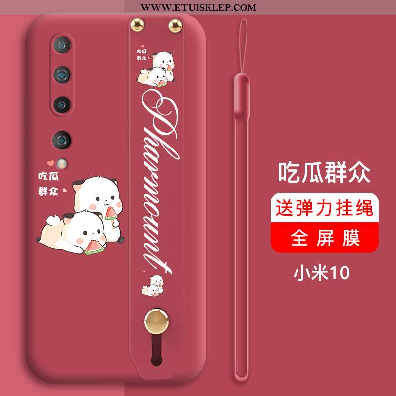 Obudowa Xiaomi Mi 10 Super Futerał Anti-fall Wiatr Nubuku Czerwony Netto Osobowość Sklep