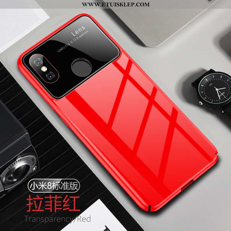 Obudowa Xiaomi Mi 8 Cienkie Nubuku All Inclusive Szkło Żółty Futerał Trendy Kupię