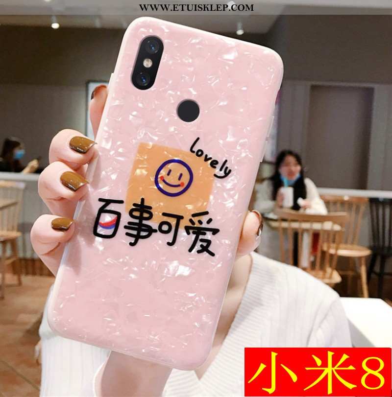 Obudowa Xiaomi Mi 8 Kreatywne Futerał Biały Miękki Anti-fall Etui Mały Sprzedam