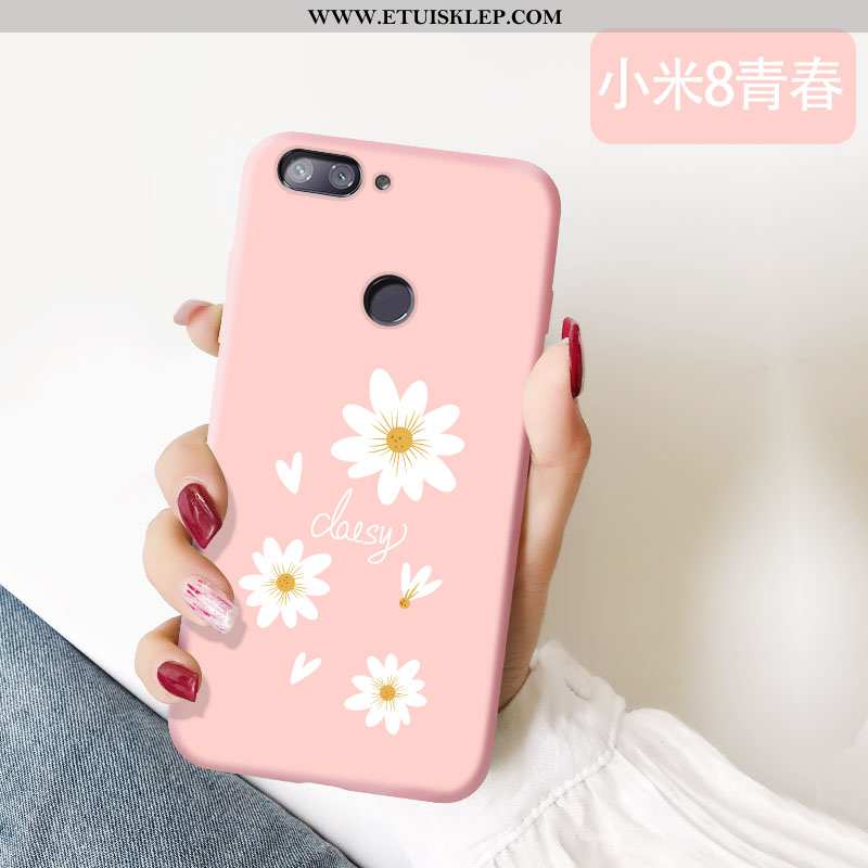 Obudowa Xiaomi Mi 8 Lite Cienkie Mały Nubuku All Inclusive Proszek Piękny Młodzież Tani