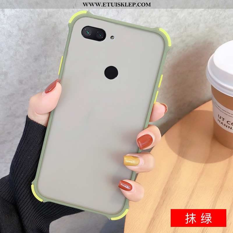 Obudowa Xiaomi Mi 8 Lite Nubuku Trendy Futerał Telefon Komórkowy Zielony Młodzież Trudno Dyskont