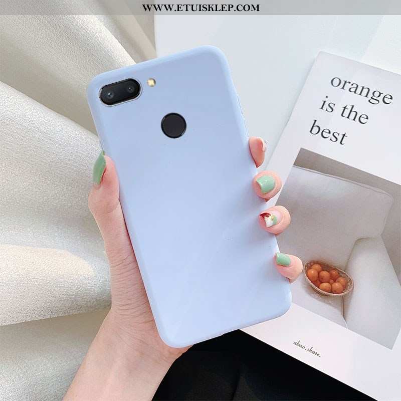 Obudowa Xiaomi Mi 8 Lite Skórzane Etui Młodzież Telefon Komórkowy Mały Futerał Żółty Jednolity Kolor