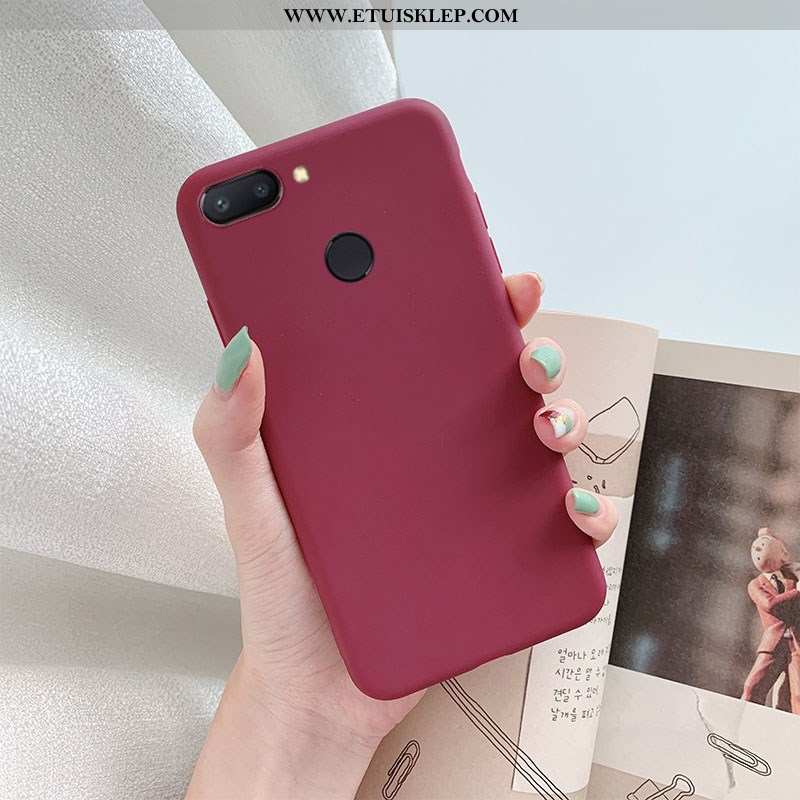 Obudowa Xiaomi Mi 8 Lite Skórzane Etui Młodzież Telefon Komórkowy Mały Futerał Żółty Jednolity Kolor