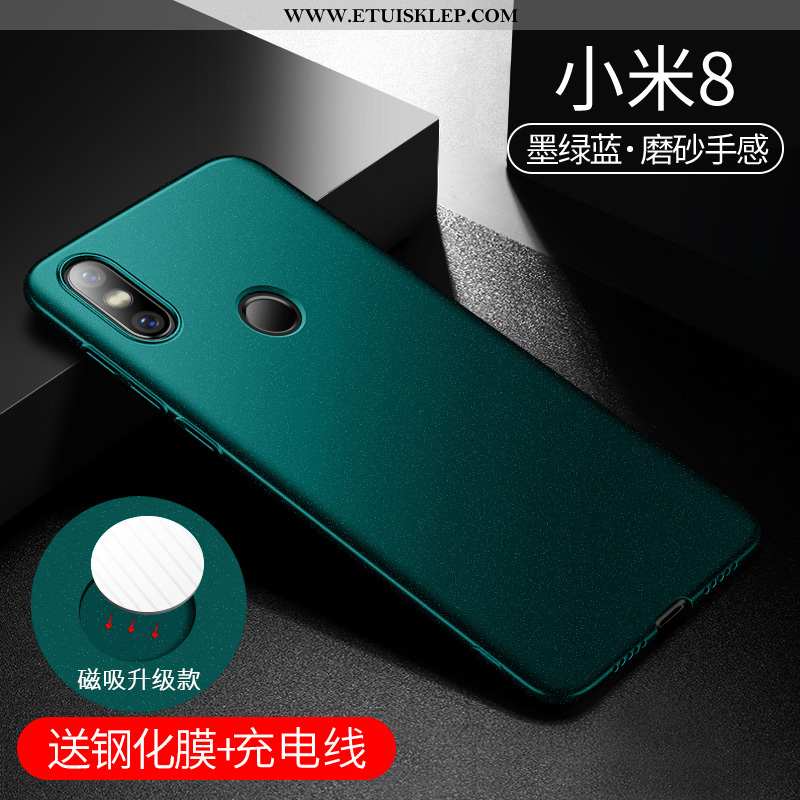 Obudowa Xiaomi Mi 8 Nubuku Etui Trudno Telefon Komórkowy Super Zielony Futerał Na Sprzedaż