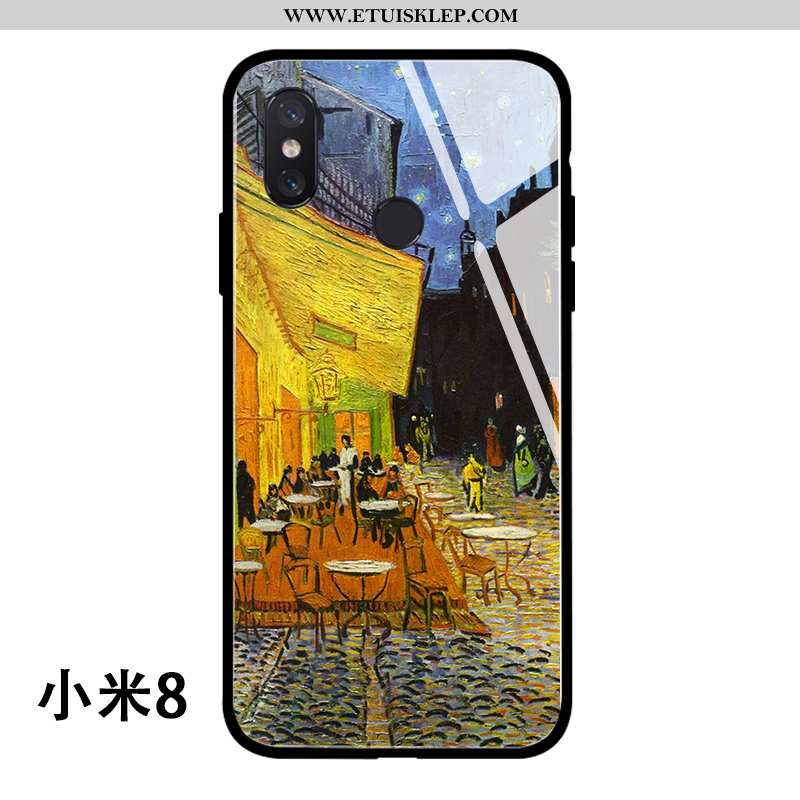 Obudowa Xiaomi Mi 8 Osobowość Gwiaździsty Europa Ochraniacz Etui Obraz Olejny Szkło Tanie