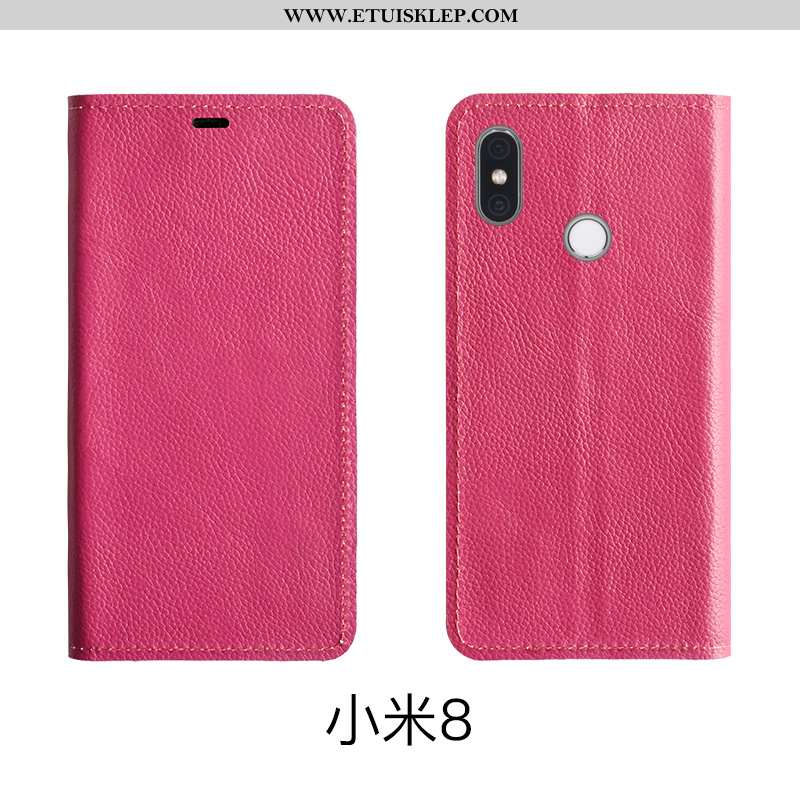 Obudowa Xiaomi Mi 8 Prawdziwa Skóra Futerał Bydło Pokrowce Młodzież All Inclusive Wzór Sklep