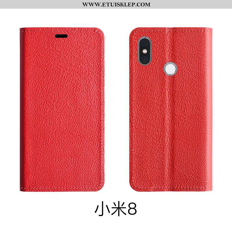 Obudowa Xiaomi Mi 8 Prawdziwa Skóra Futerał Bydło Pokrowce Młodzież All Inclusive Wzór Sklep