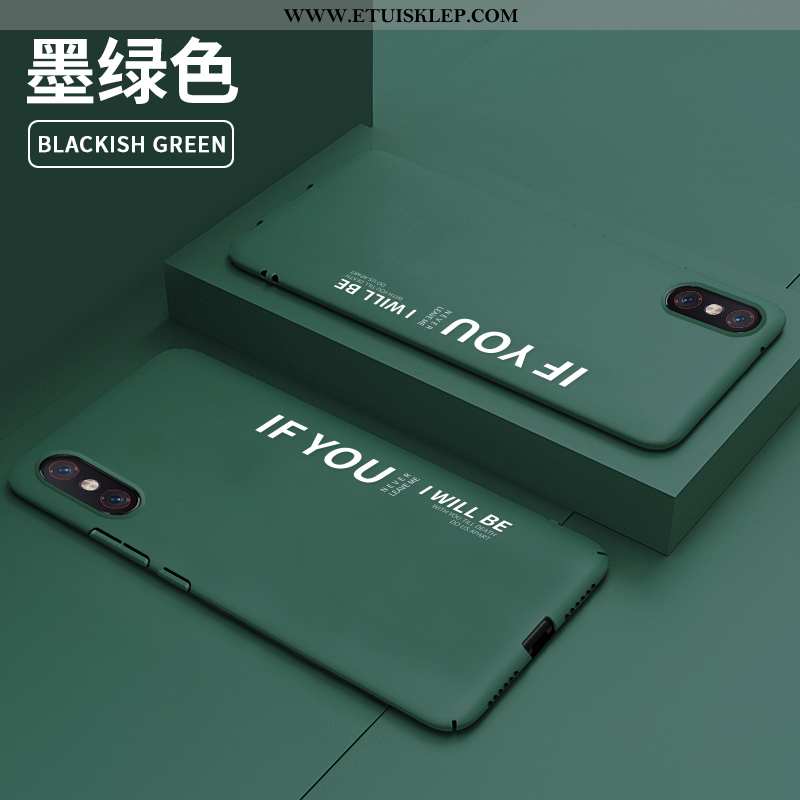 Obudowa Xiaomi Mi 8 Pro Nubuku Anti-fall Etui Trudno Futerał Zielony Wzór Na Sprzedaż