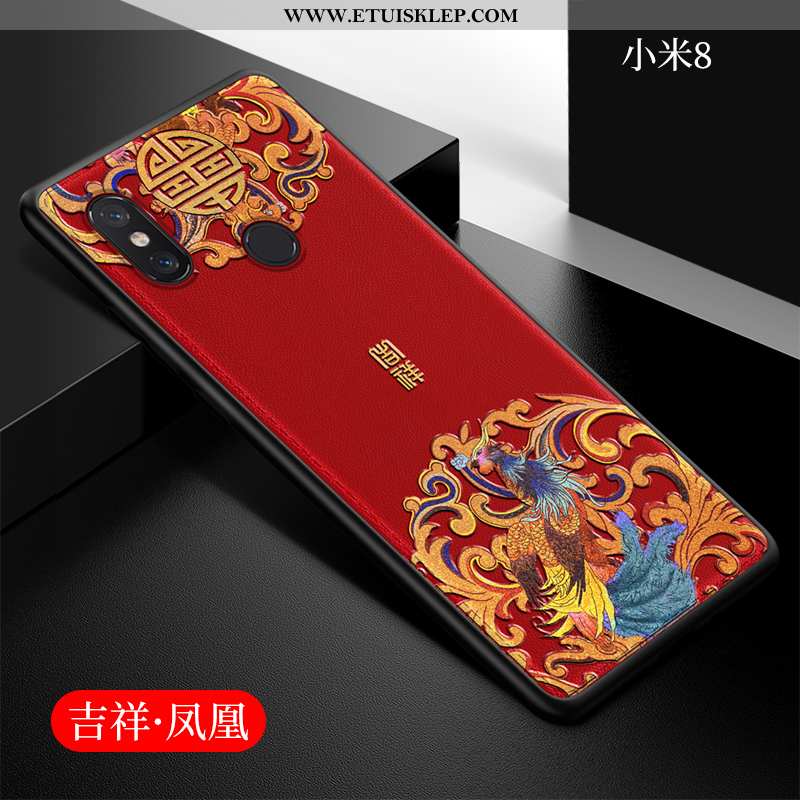 Obudowa Xiaomi Mi 8 Silikonowe Cienkie Miękki Zielony Mały Etui Chiński Styl Dyskont